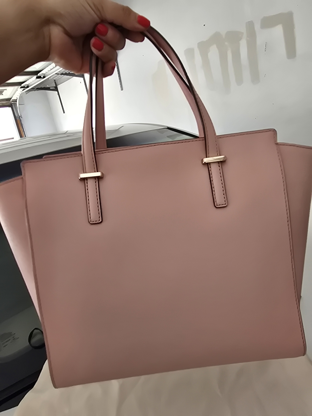 Kate Spade New York Large Cedar Street Hayden Saffiano Leather Tote Plus Wallet - Picture 3 of 15